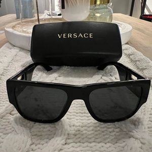 Versace Black & Gold Sunglasses